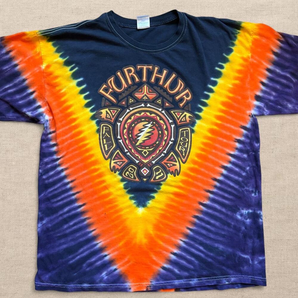 Furthur 2011 Tour T-Shirt Phil Lesh Bob Weir Grateful Dead Concert Vintage XL
